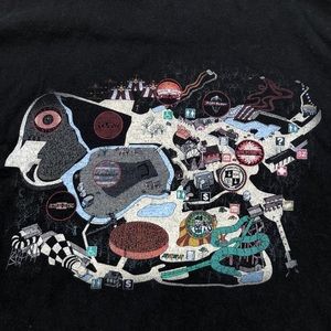 Hell Fest Vintage band T-shirt valley death maze retro Y2K